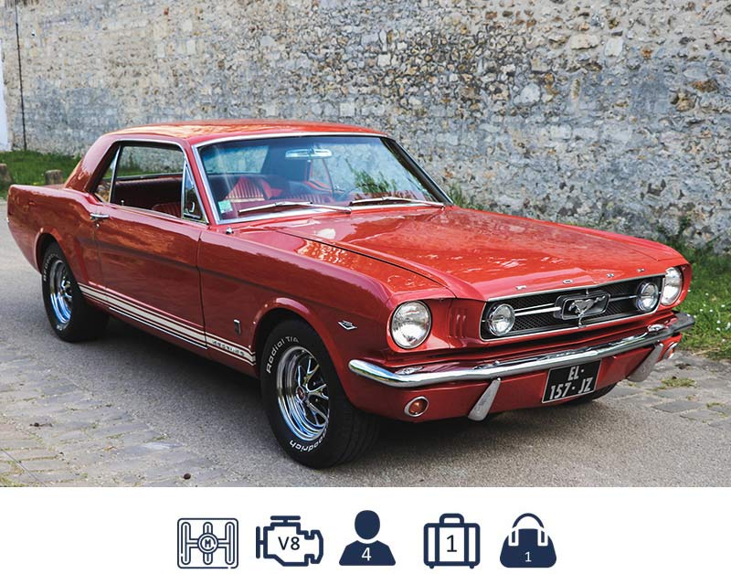 Balade Voiture Ancienne Normandie Ford Mustang Steve Mc Queen